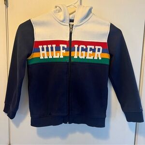 Tommy Hilfiger navy zip jacket with hood